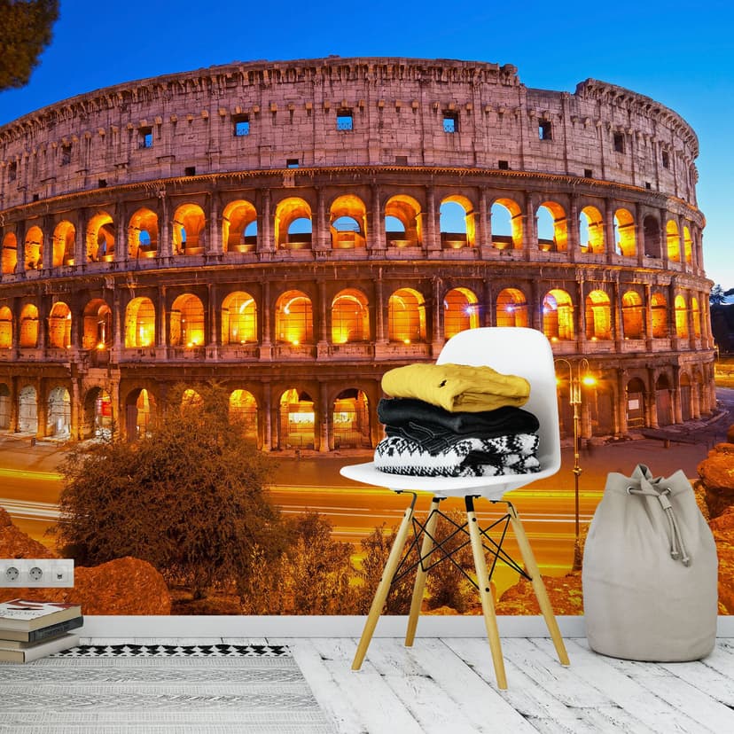 Fototapet Colosseum på natten - 336x260 cm