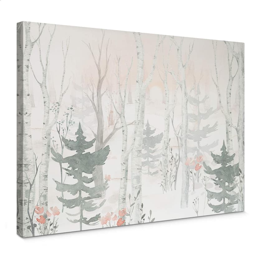 Canvastavla Kvilis - I skogen