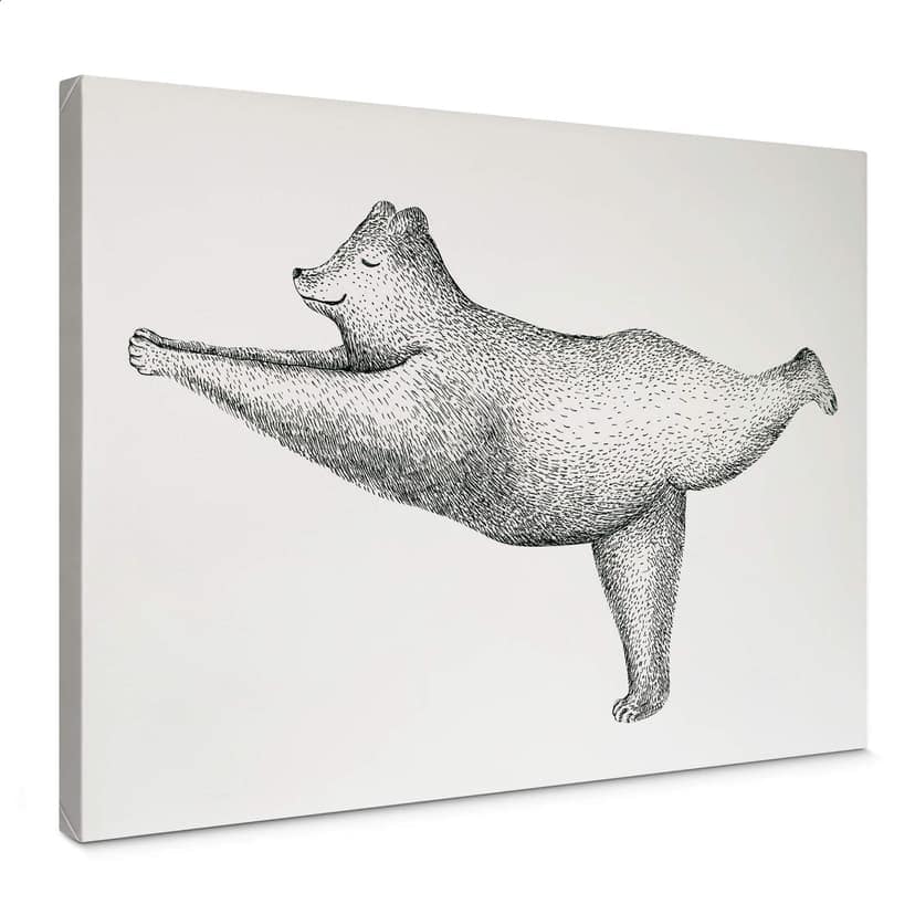 Canvas Kvilis - Yoga Björn 02