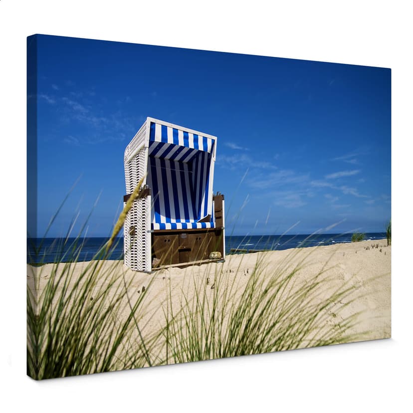 Canvastavla strandstol
