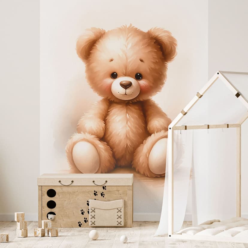 Fototapet i babyrummet Liten nallebjörn - Magnusson