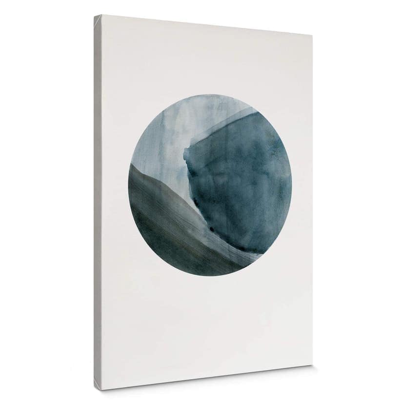 Canvastavla Nouveauprints - Aquamarine
