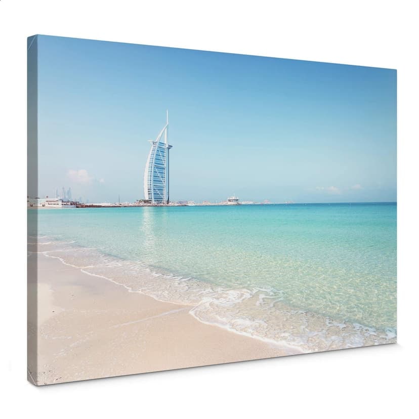 Canvastavla Colombo - På stranden i Dubai