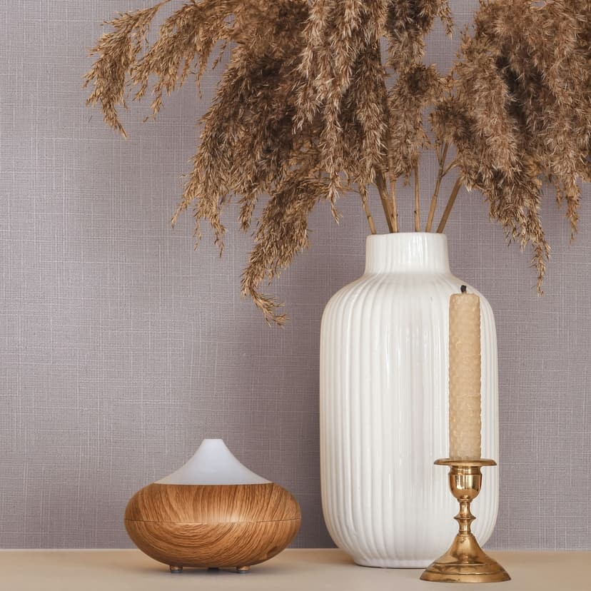Icke-vävd tapet textil, texturerad slät modern matt i lila