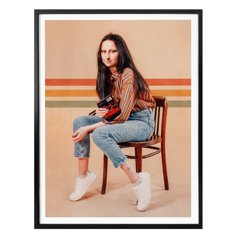 Poster Loose - Retro Mona