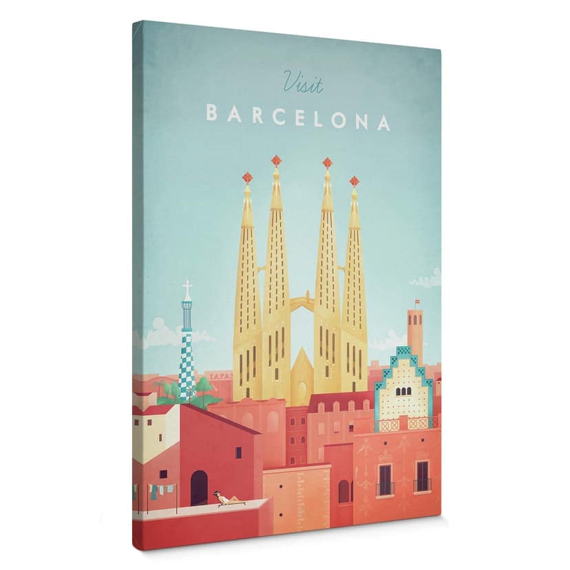 Canvastavla Rivers - Barcelona