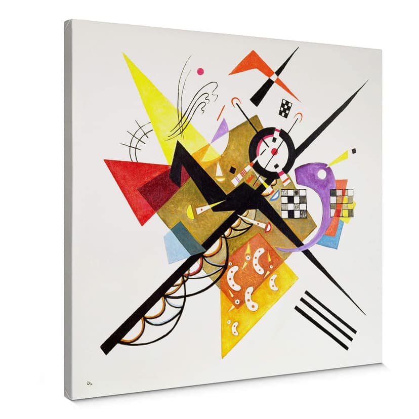 Canvas Kandinsky - På vitt II