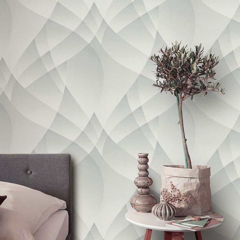 3D-tapeter, geometriska tapeter Fashion for Walls 4 av Guido Maria Kretschmer grå