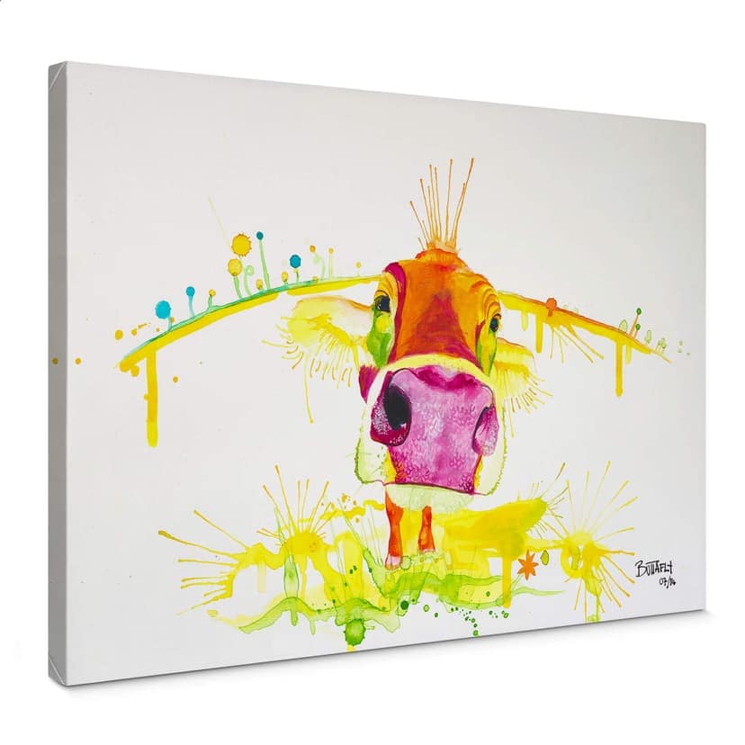 Canvas-bild Buttafly - Crazy Calf