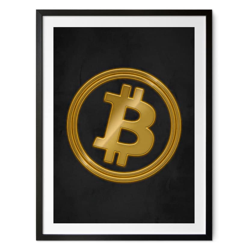 Poster Bitcoin Logo