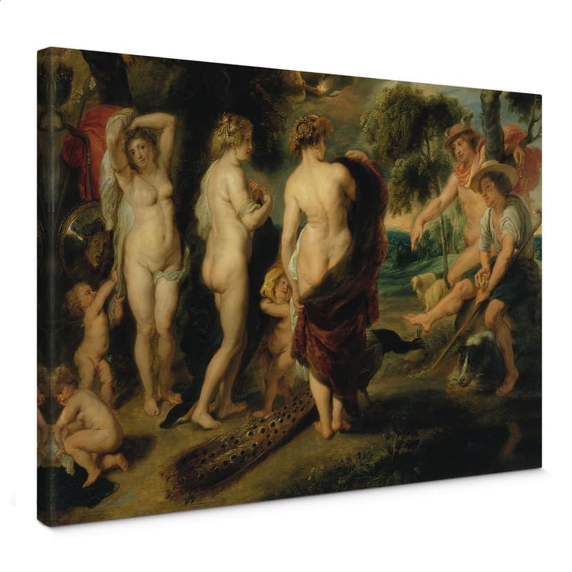 Canvastavla Rubens - Domedagen i Paris