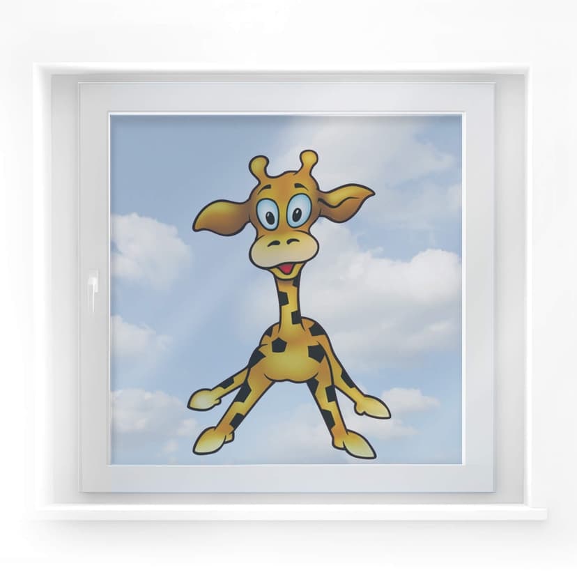 Fönsterbild giraff 2