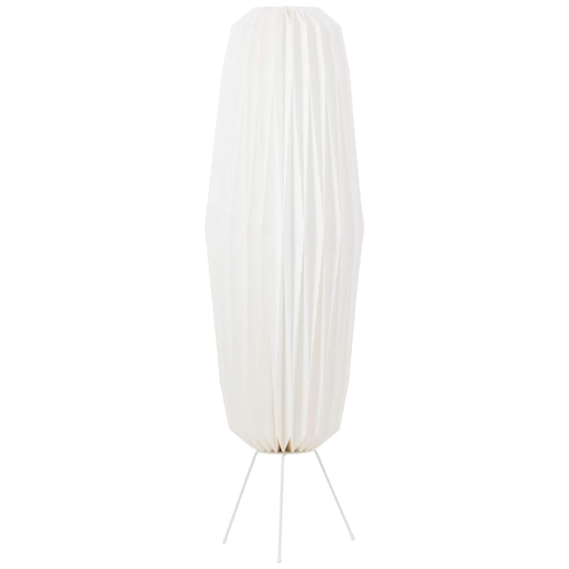Stehleuchte Julia Weiss, 20W, 110 x 33 cm, Papier Stehleuchte