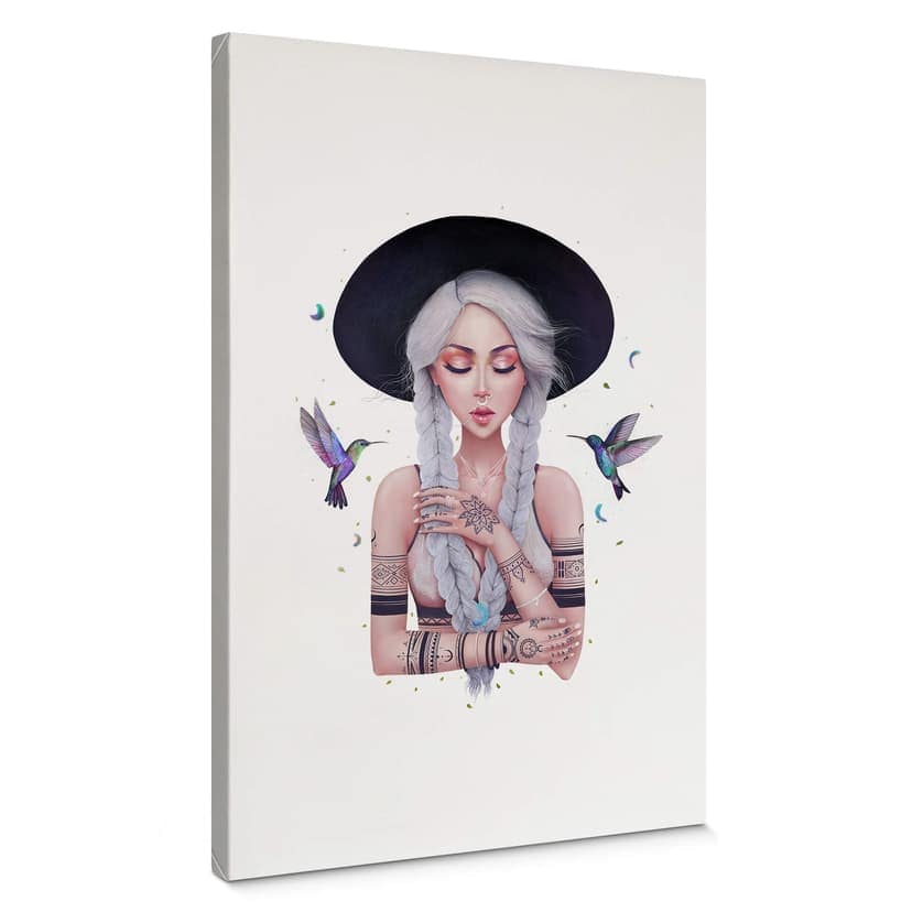 Canvastavla Korenkova - Boho Girl 2