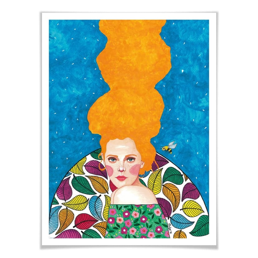 Poster Hülya - Vacker främling