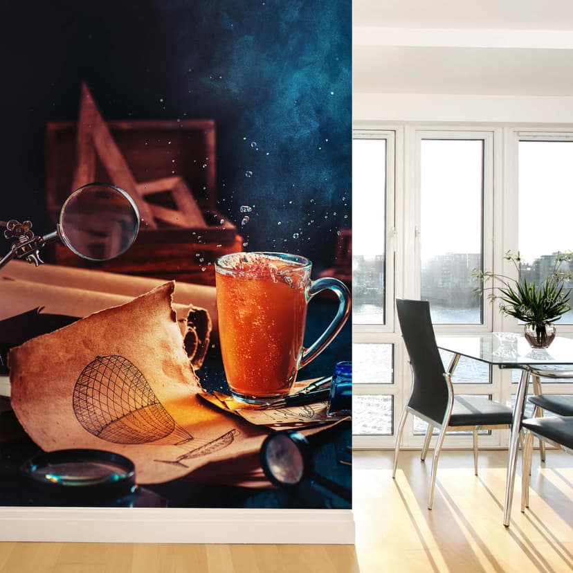 Fototapet Belenko - Steampunk Tea 02 - 192x260 cm