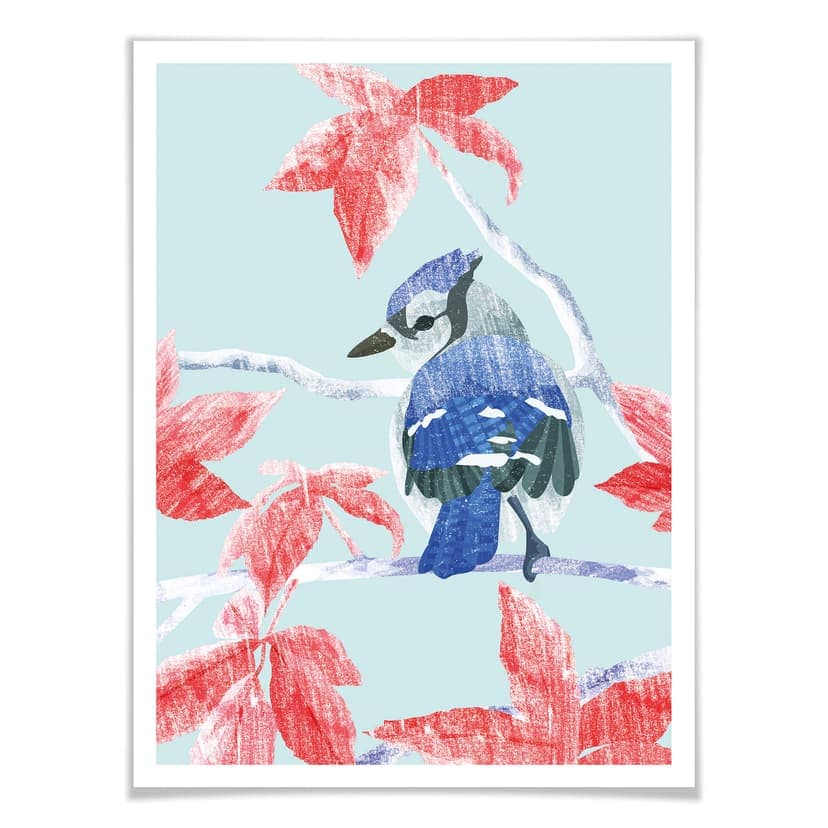 Poster Goed Blauw - Kungsfiskaren