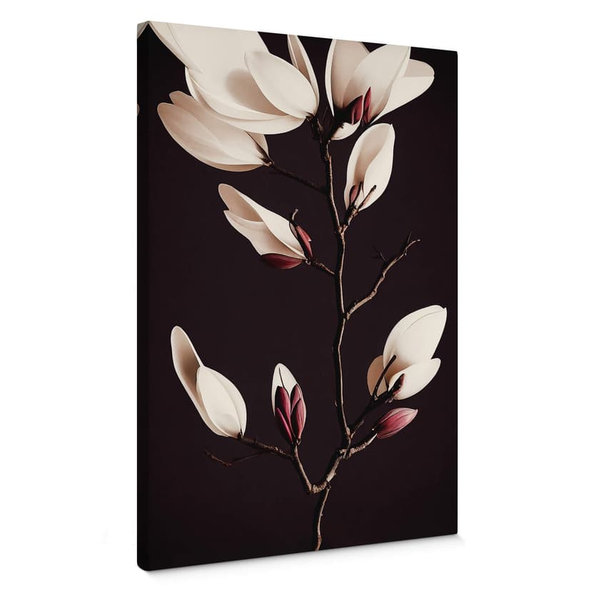 Canvastavla Ädla magnoliablommor - Treechild