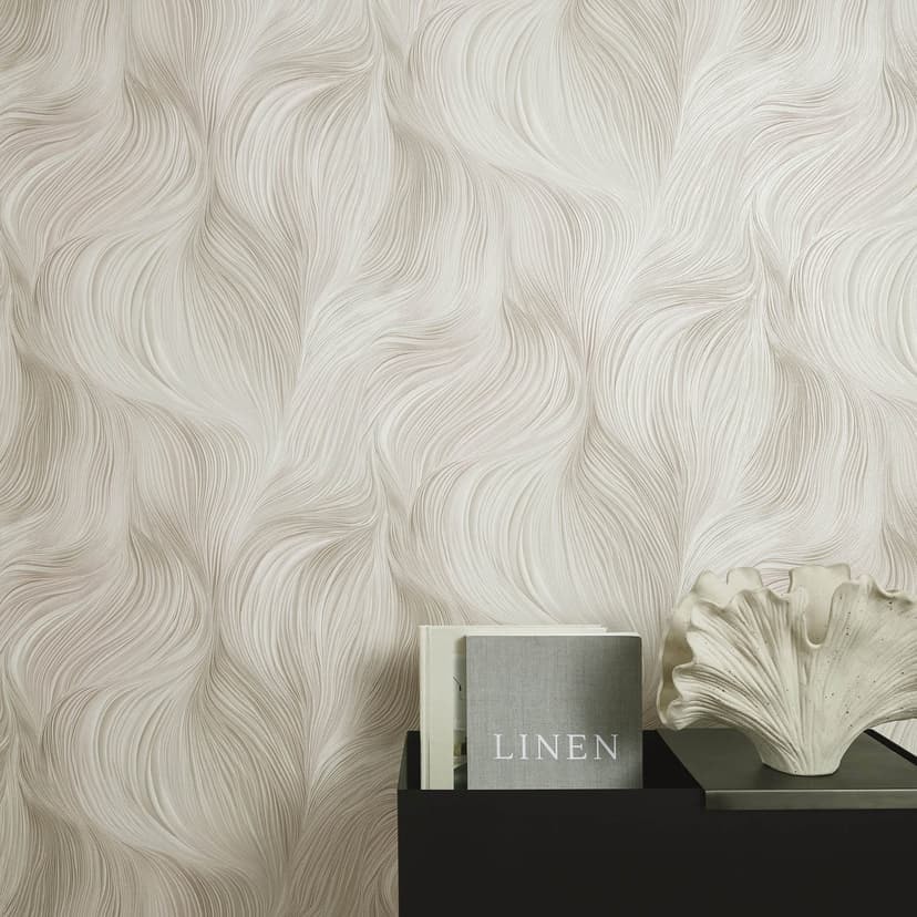 Guido Maria Kretschmer grafisk tapet Waves of Light Fashion for Walls 5 rosa