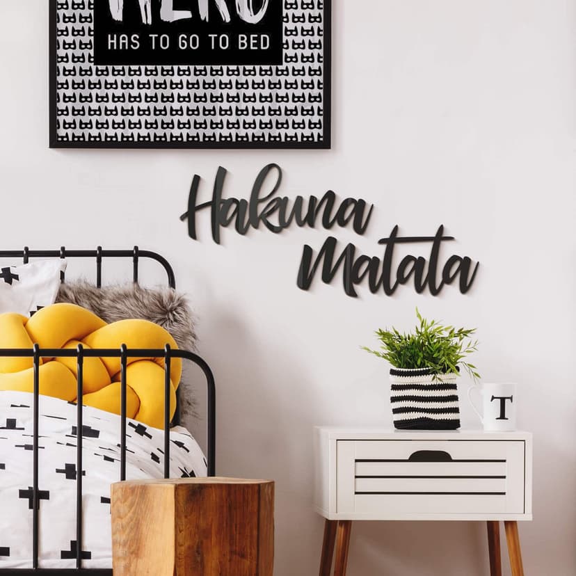 Akrylbokstäver Hakuna Matata (2 delar)
