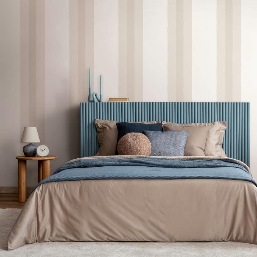 Icke-vävd tapet ränder Stripes klassisk matt i beige