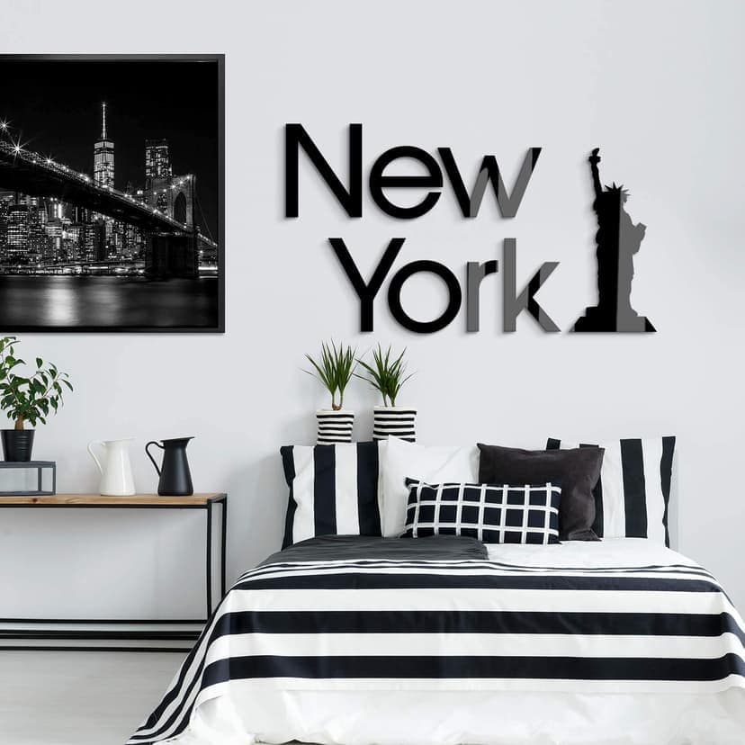 Akrylbokstäver New York - Frihetsgudinnan