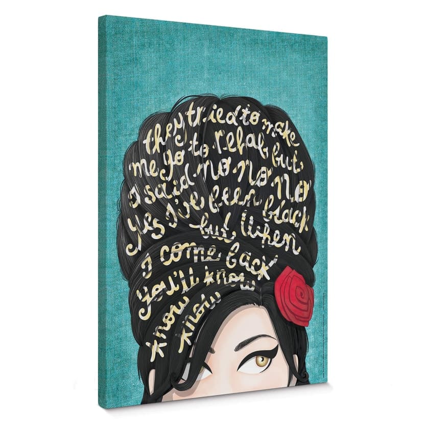 Canvastavla Tohmé - Amy Winehouse: Rehab