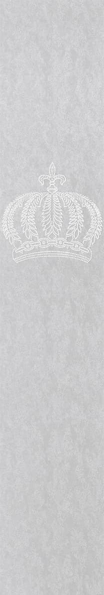 Icke-vävd tapet krona, betong look metall look modern glansig i silver