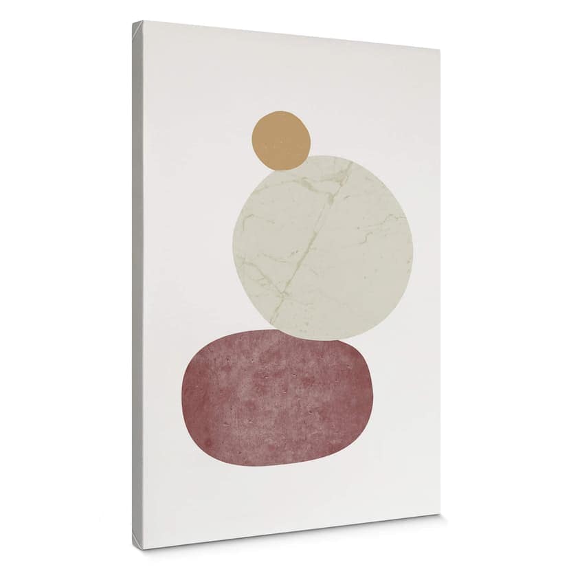 Canvastavla Nouveauprints - Pebbles 2