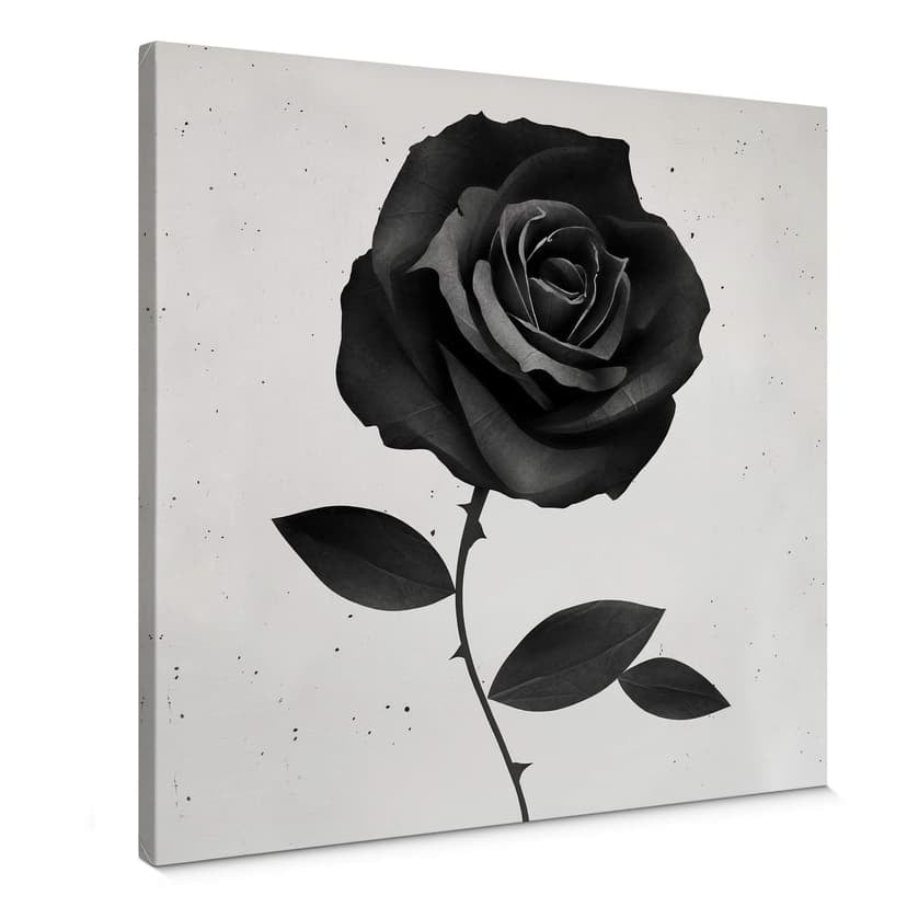 Canvastavla Irland - Tyg Rose - Stoffrose
