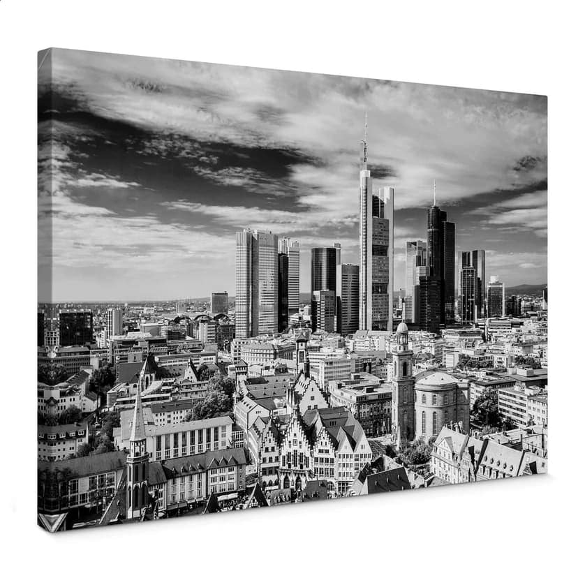 Canvastavla Frankfurts skyline