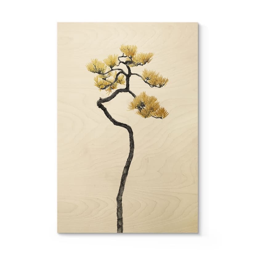 Träposter Bonsai i balans - Amini