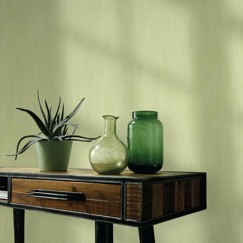 Icke-vävd tapet, tapet väggmålning Cameo grön