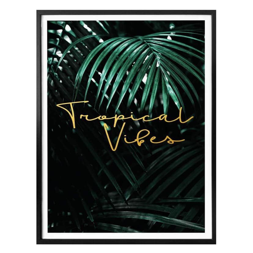 Premiumaffisch - Tropiska vibbar