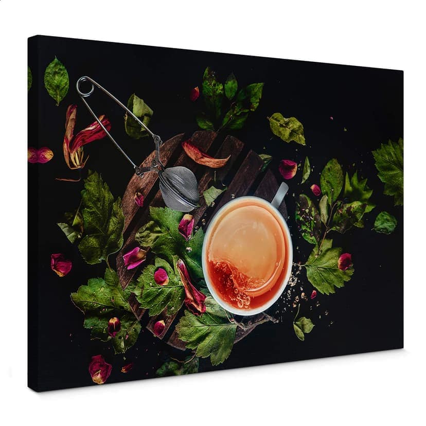 Canvastavla Belenko -Tea Lover
