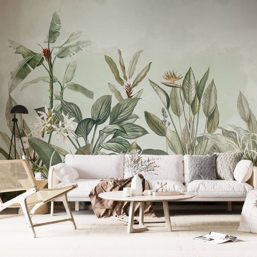 Fototapet med tropisk botanik - UN Designs