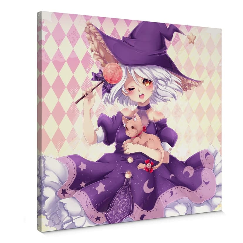 Canvastavla La Doll Blanche - Lilla häxan