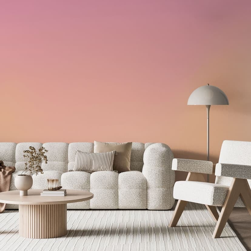 Ombre - Fototapet med hallonglass