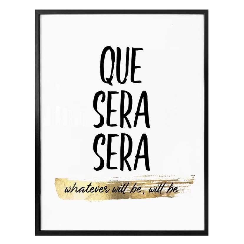 Poster Que sera sera