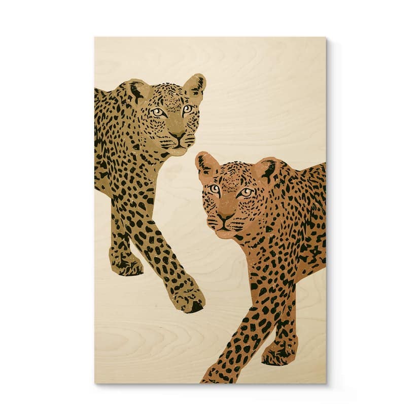 Träposter Goed Blauw - Leoparderna