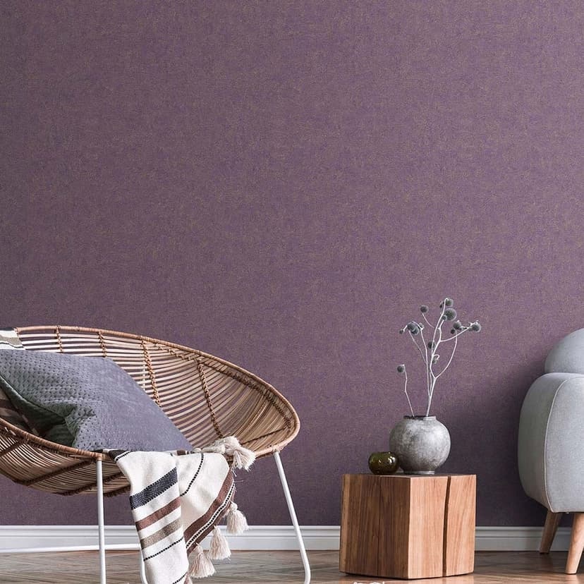 Glittrande enhet tapet, non-woven tapet Fashion for Walls 4 av Guido Maria Kretschmer lila