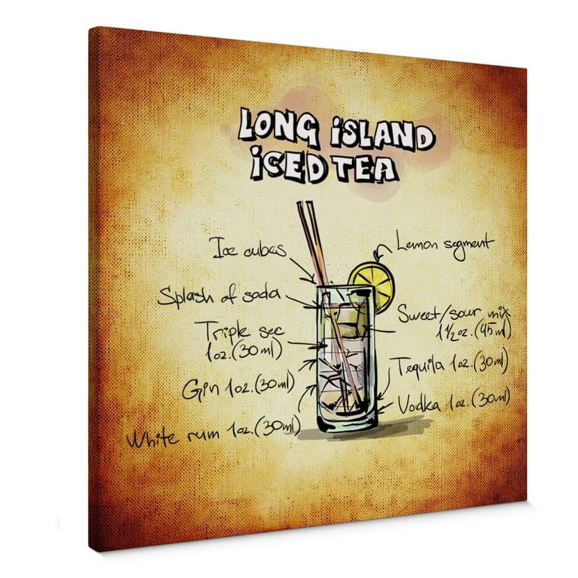 Canvastavla Long Island Iced Tea - Recept