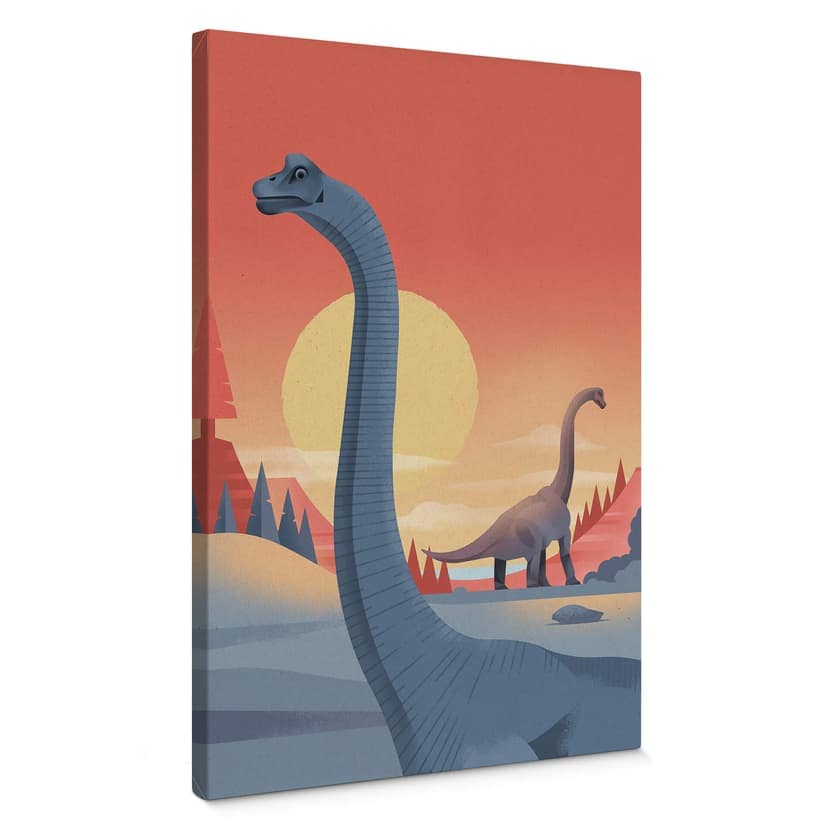 Brun dukbild - Brachiosaurus