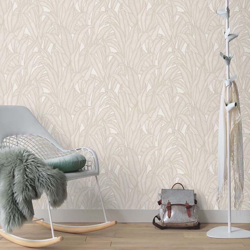Vine tapet, blad tapet Fashion for Walls 4 av Guido Maria Kretschmer kräm
