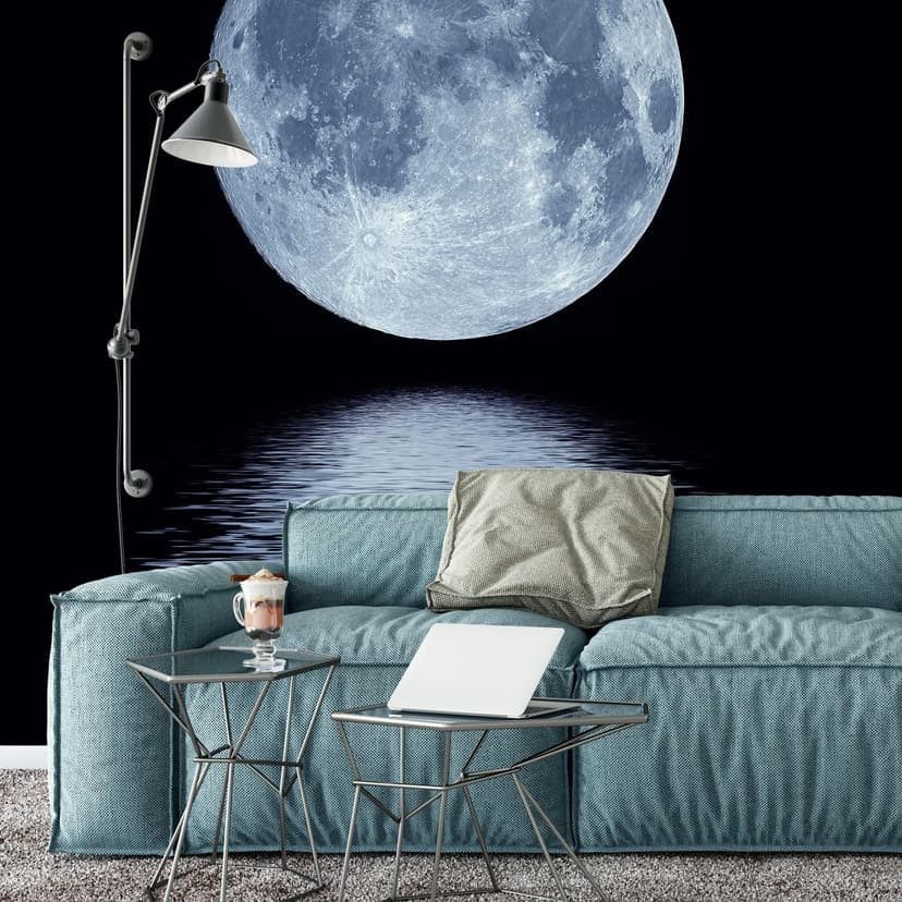 Fototapet för månen - 240x260 cm