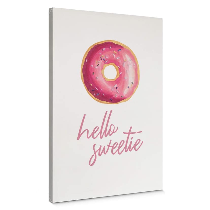 Canvastavla Donuts - Hello Sweetie