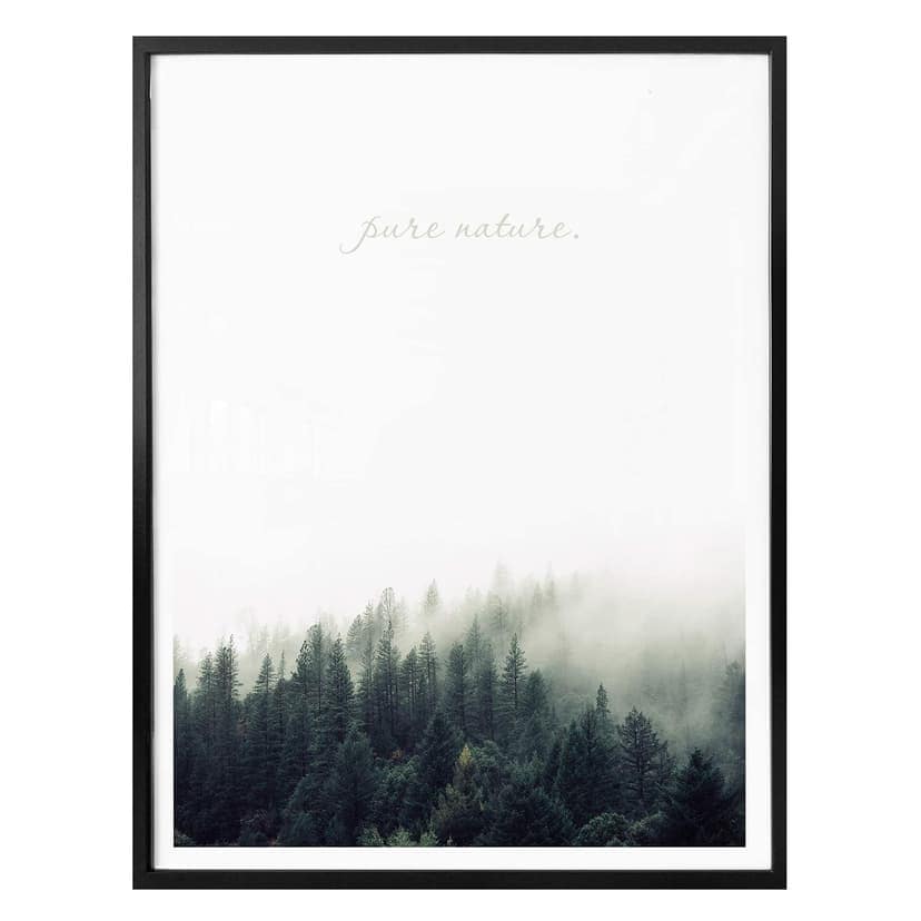 Poster med ren natur