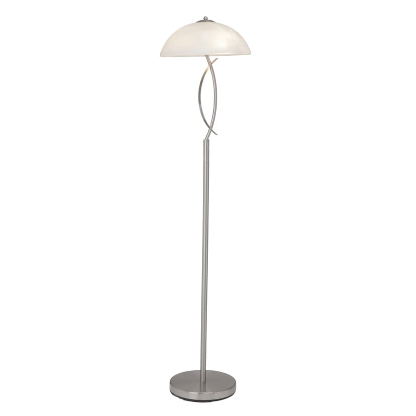 Stehleuchte Charlotte Metallic, 40W, 137 x 32 cm, Glas Stehlampe