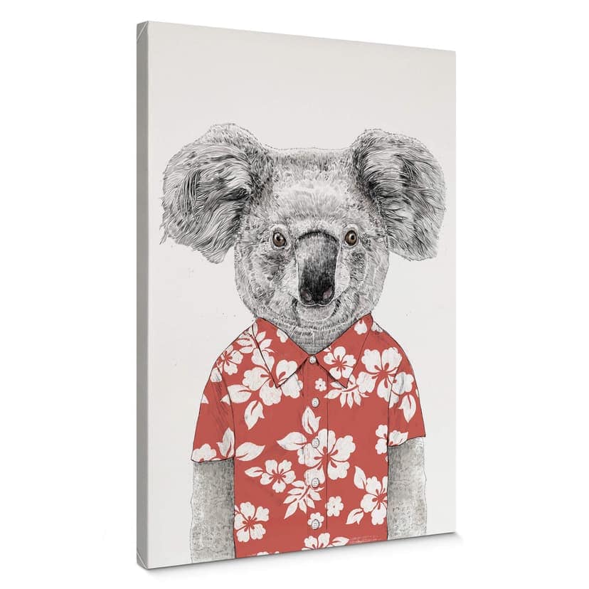 Canvastavla Solti - Koala på sommaren