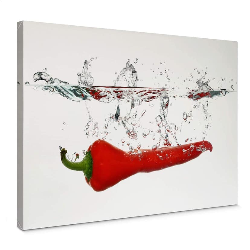 Canvastavla chilipeppar